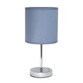 All The Rages All The Rages LT2007-PRP Chrome Basic Table Lamp with Purple Shade LT2007-PRP